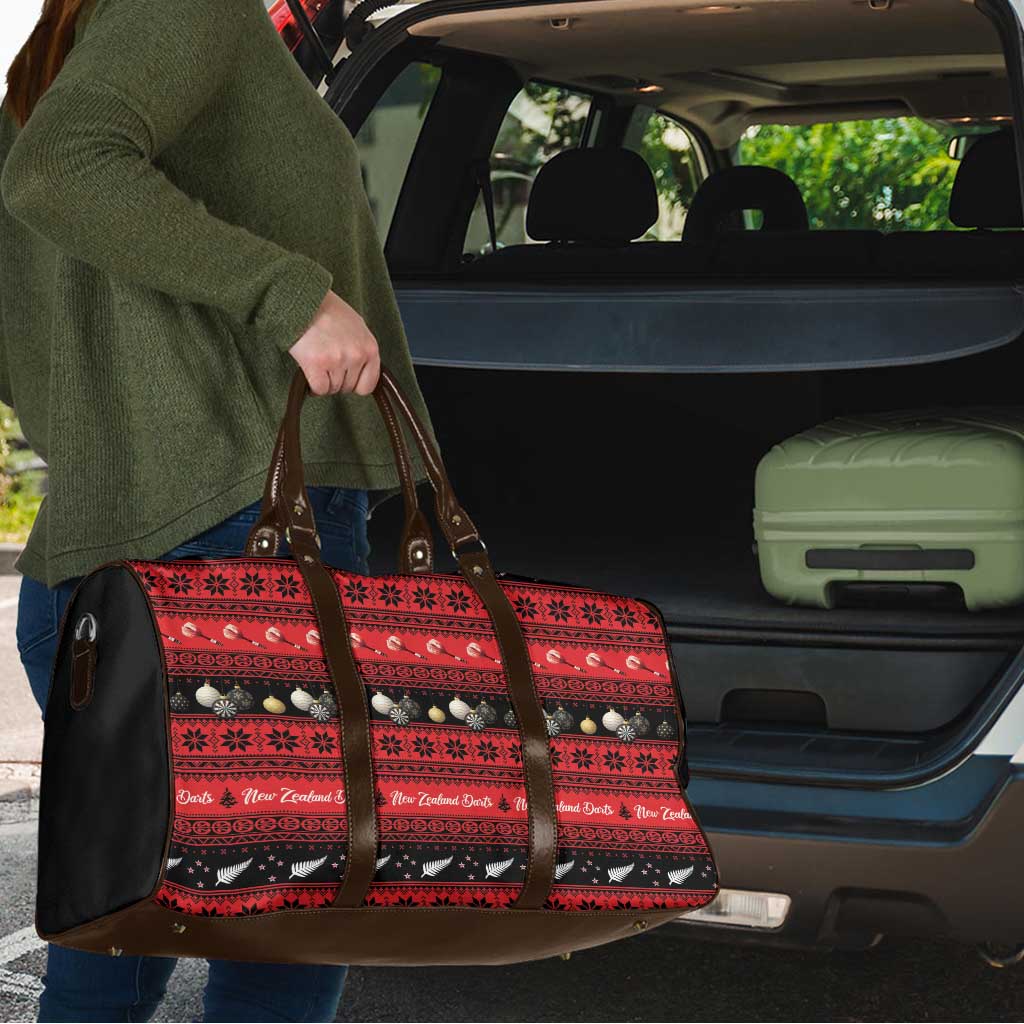 New Zealand Darts Christmas Travel Bag Merry Xmas Aotearoa Maori Red - Vibe Hoodie