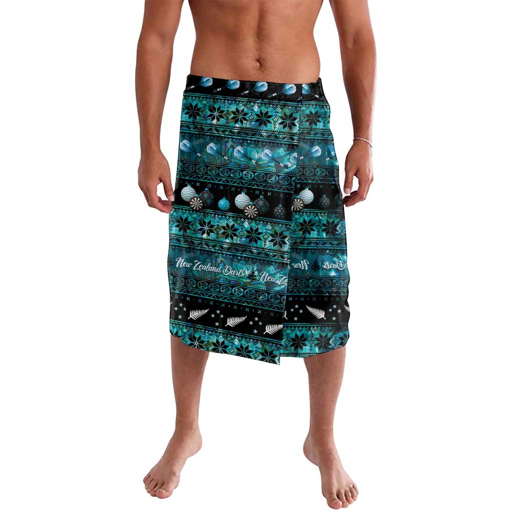 New Zealand Darts Christmas Lavalava Merry Xmas Aotearoa Maori Paua Shell - Vibe Hoodie