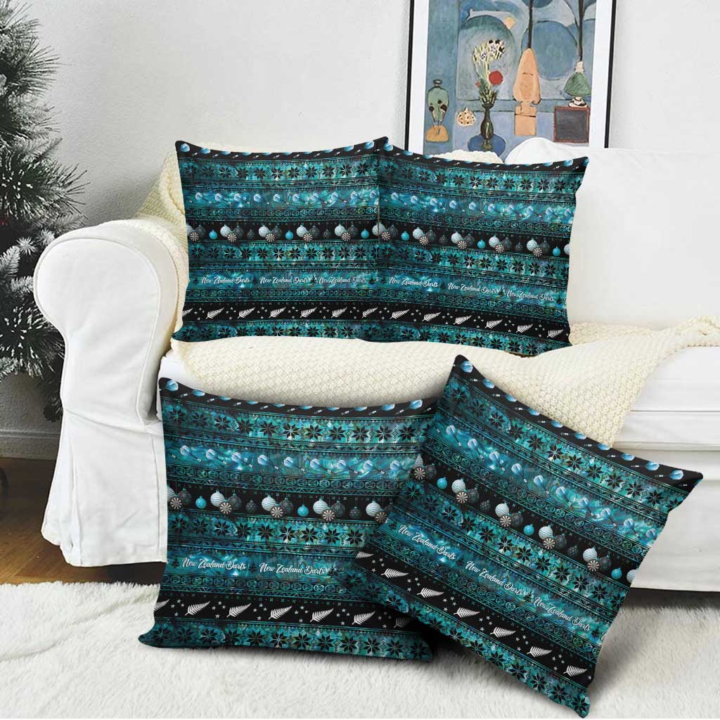 New Zealand Darts Christmas Pillow Cover Merry Xmas Aotearoa Maori Paua Shell - Vibe Hoodie