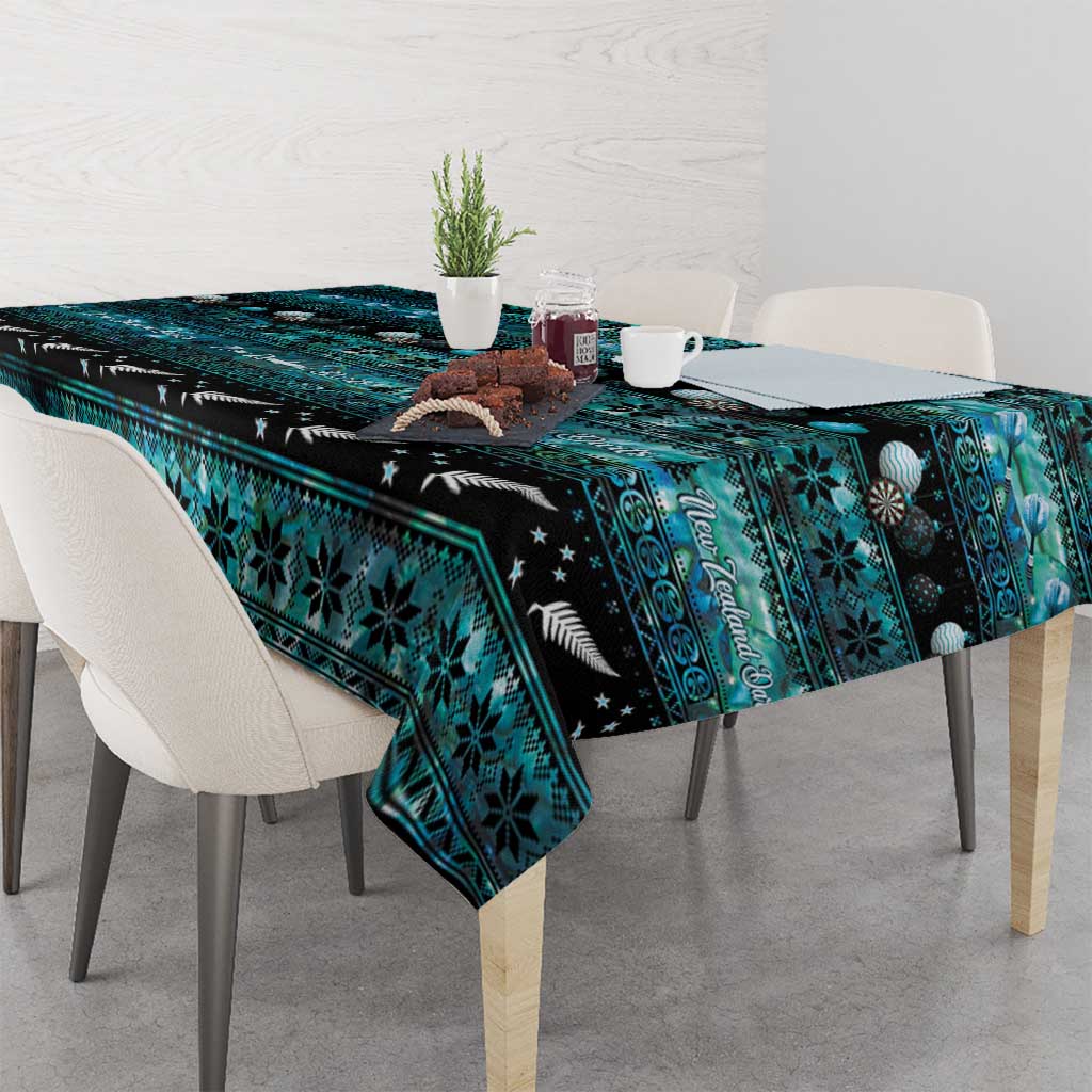 New Zealand Darts Christmas Tablecloth Merry Xmas Aotearoa Maori Paua Shell - Vibe Hoodie
