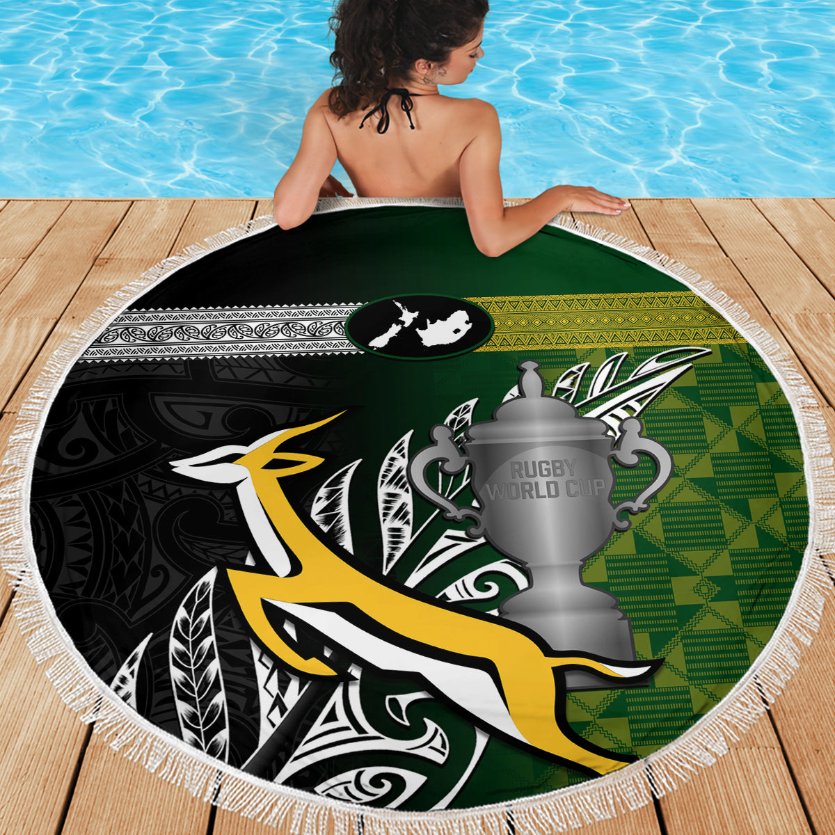 personalised-new-zealand-and-south-africa-rugby-beach-blanket-2023-world-cup-final-all-black-springboks-together