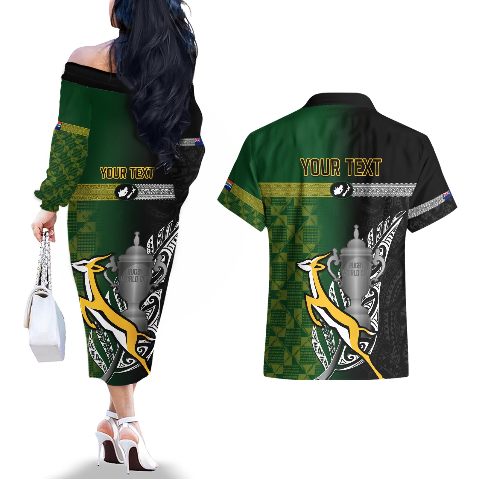 personalised-new-zealand-and-south-africa-rugby-couples-matching-off-the-shoulder-long-sleeve-dress-and-hawaiian-shirt-2023-world-cup-final-all-black-springboks-together