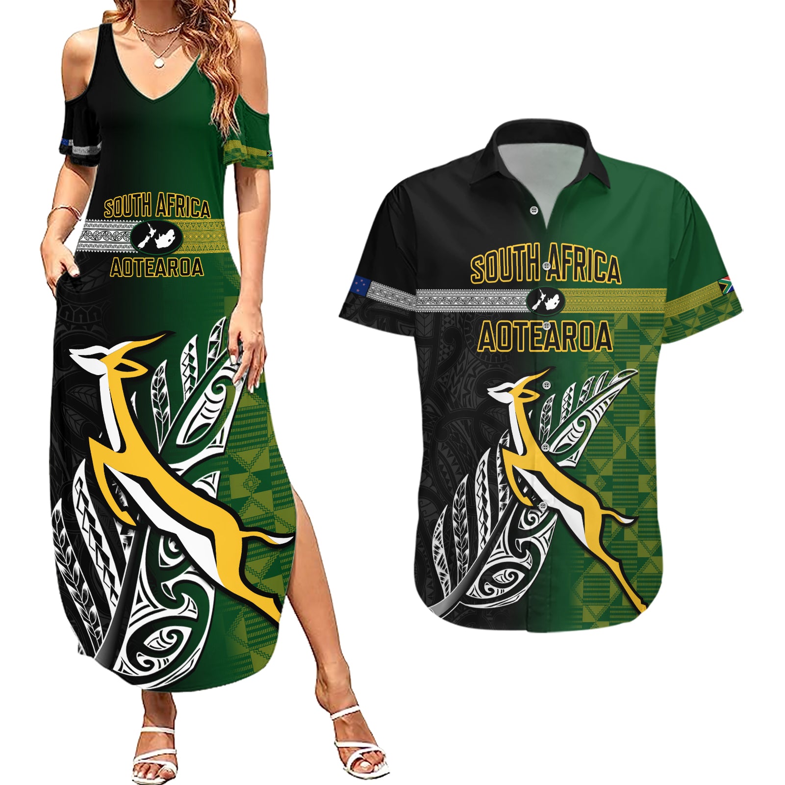 personalised-new-zealand-and-south-africa-rugby-couples-matching-summer-maxi-dress-and-hawaiian-shirt-2023-world-cup-final-all-black-springboks-together