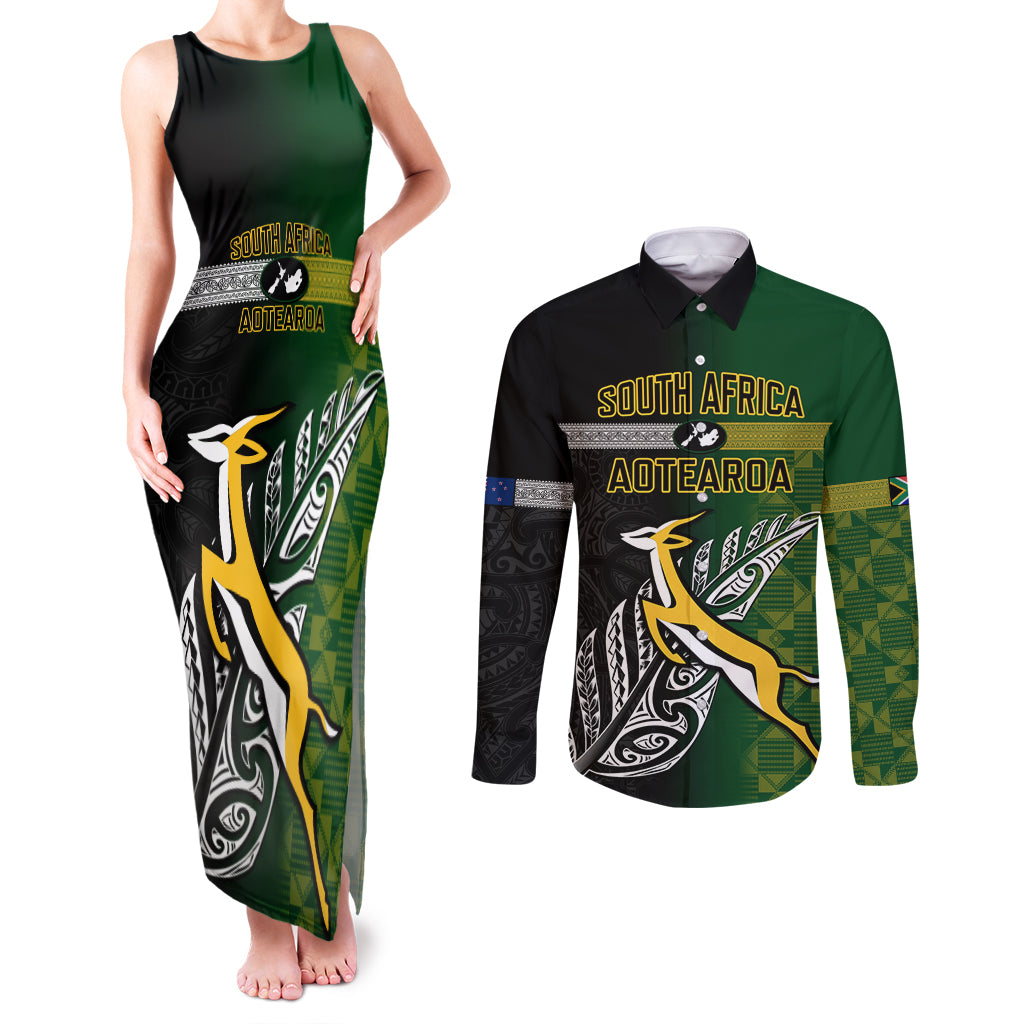 personalised-new-zealand-and-south-africa-rugby-couples-matching-tank-maxi-dress-and-long-sleeve-button-shirt-2023-world-cup-final-all-black-springboks-together