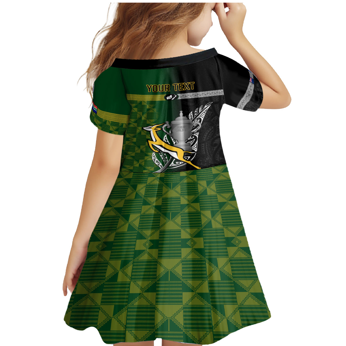 personalised-new-zealand-and-south-africa-rugby-family-matching-mermaid-dress-and-hawaiian-shirt-2023-world-cup-final-all-black-springboks-together