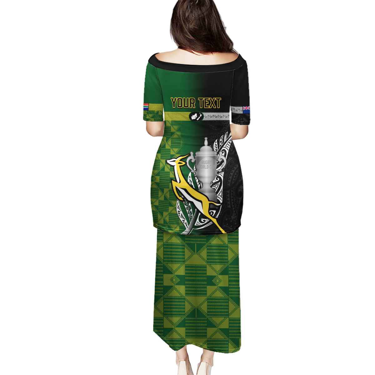 personalised-new-zealand-and-south-africa-rugby-family-matching-puletasi-dress-and-hawaiian-shirt-2023-world-cup-final-all-black-springboks-together
