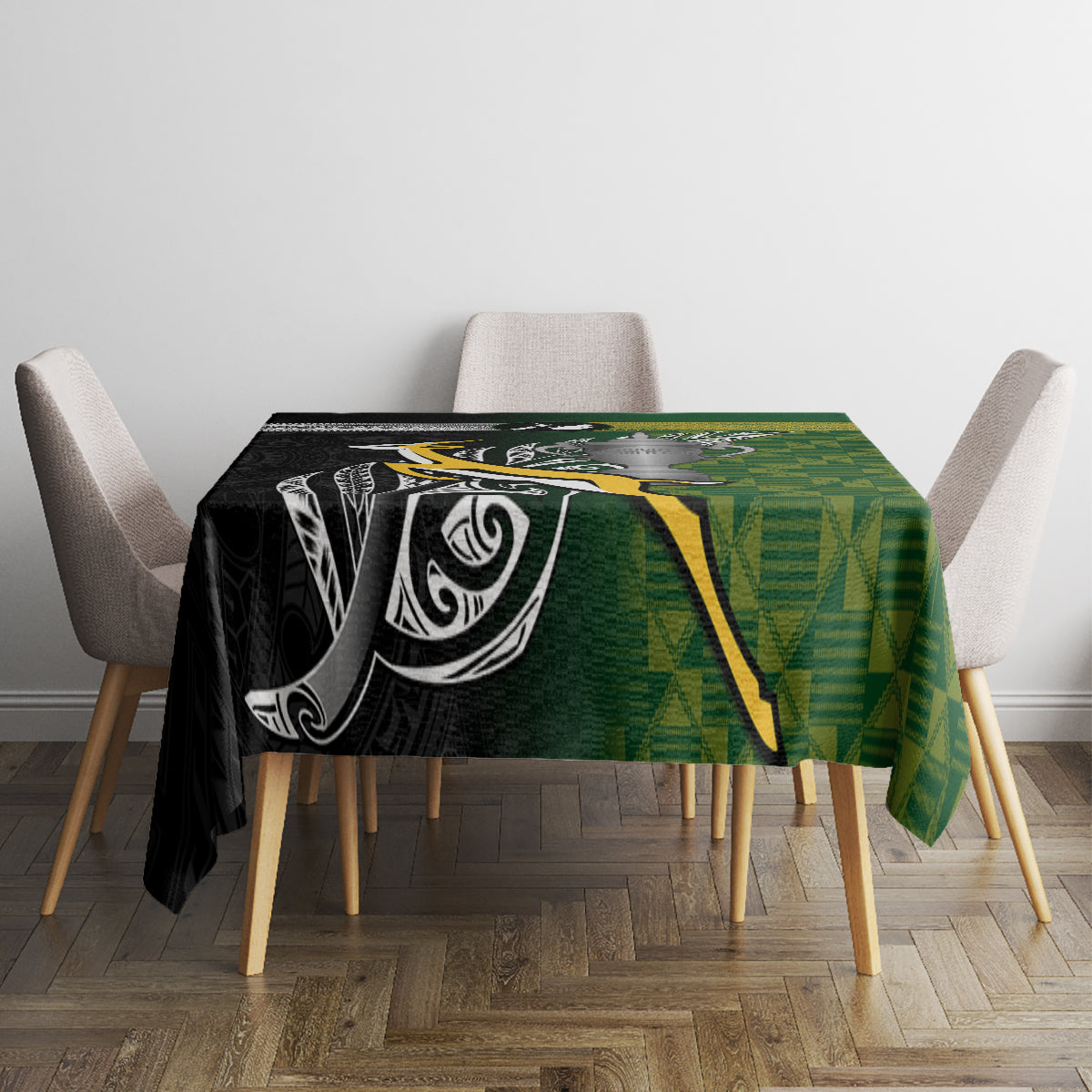 personalised-new-zealand-and-south-africa-rugby-tablecloth-2023-world-cup-final-all-black-springboks-together