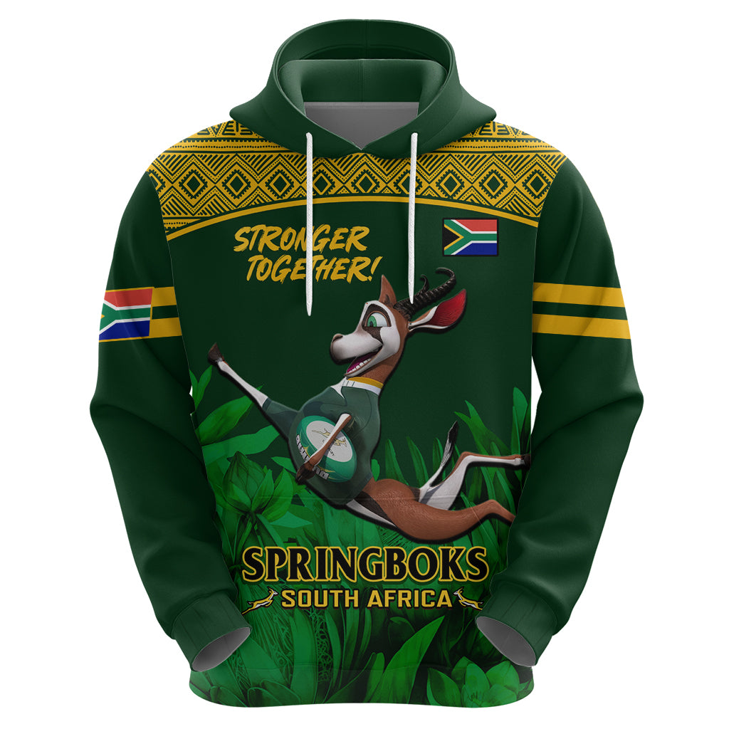 Custom South Africa Rugby Hoodie Go Bokke World Cup Champions History - Vibe Hoodie Shop