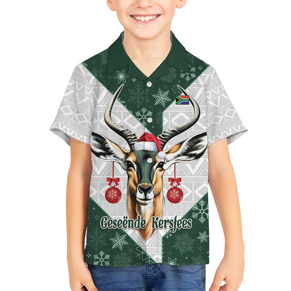 South Africa Springboks Christmas Hawaiian Shirt Bokke Santa - Geseende Kersfees - Vibe Hoodie Shop