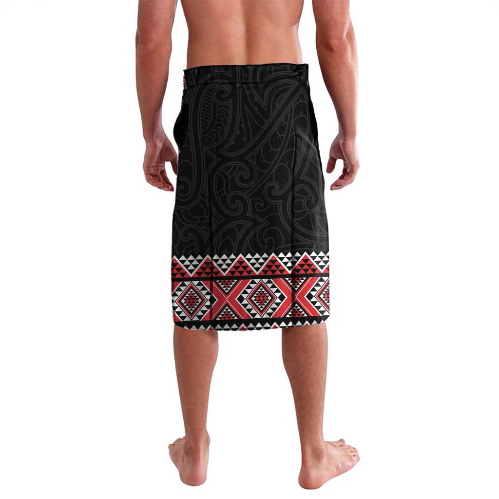 Toitu Te Tiriti O Waitangi Lavalava Maori Wharenui With Taniko Motifs