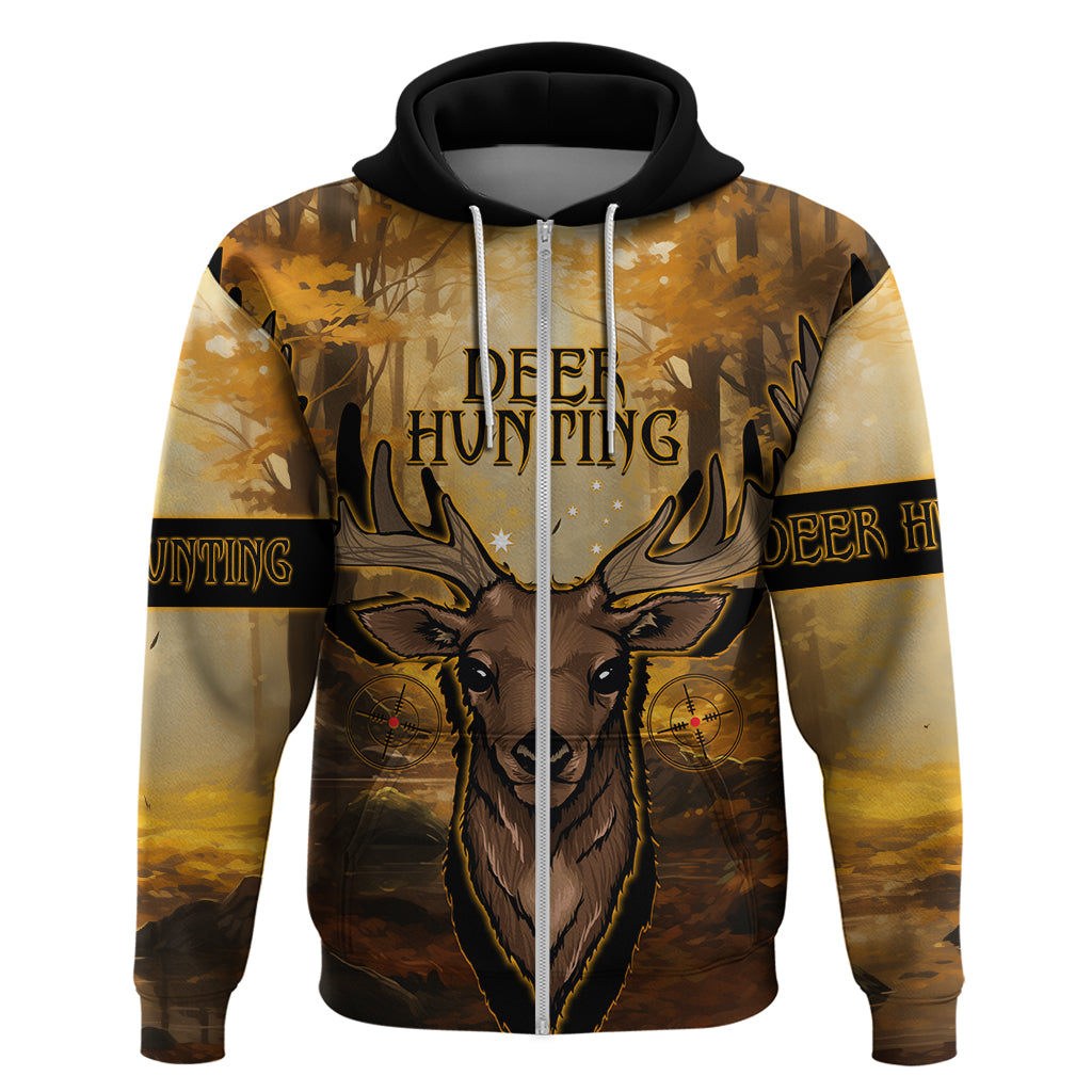 Personalised Deer Hunting Hoodie Forest Vibes - Vibe Hoodie Shop