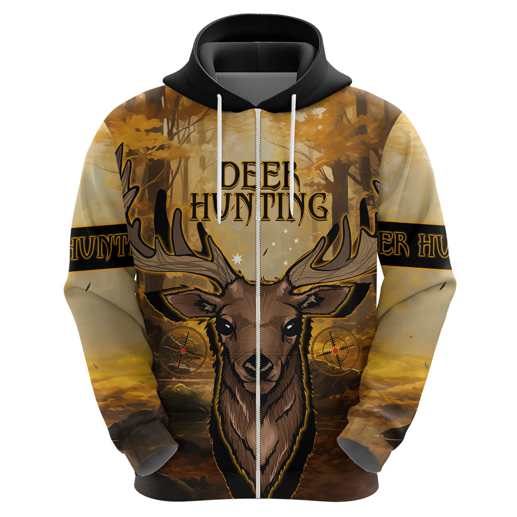 Personalised Deer Hunting Hoodie Forest Vibes - Vibe Hoodie Shop