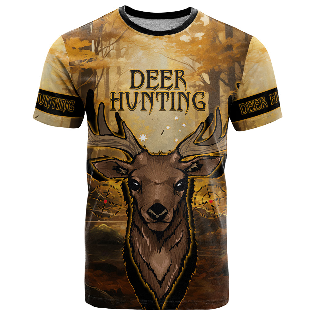 Personalised Deer Hunting T Shirt Forest Vibes - Vibe Hoodie Shop