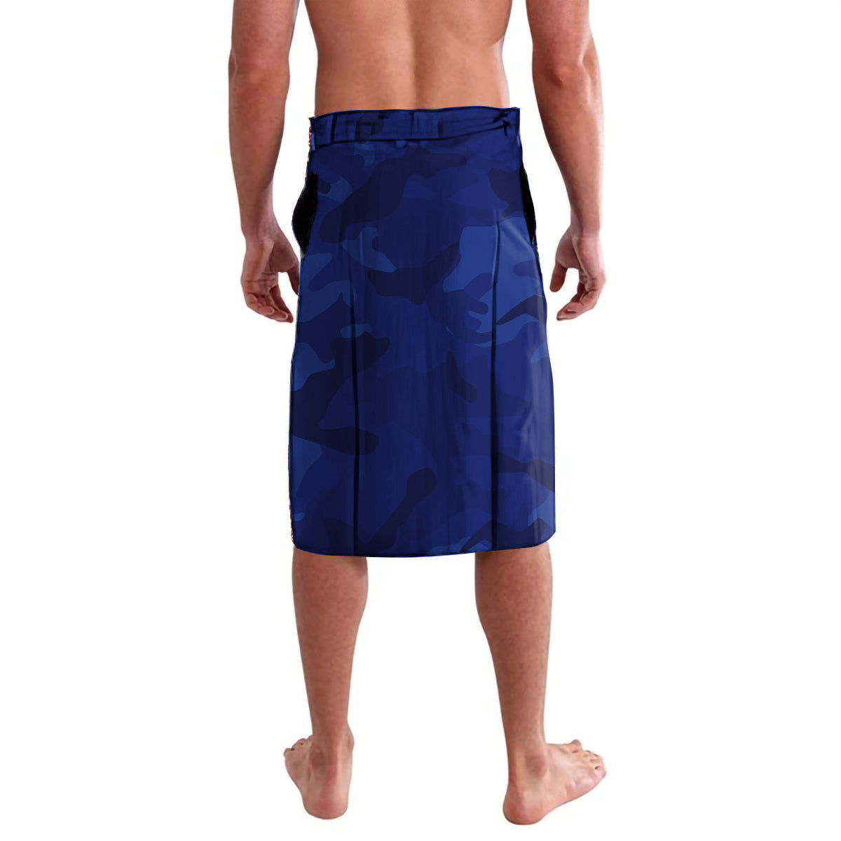 Custom NSW Blues ANZAC Day Lavalava Australian Platypus Mix Camouflage
