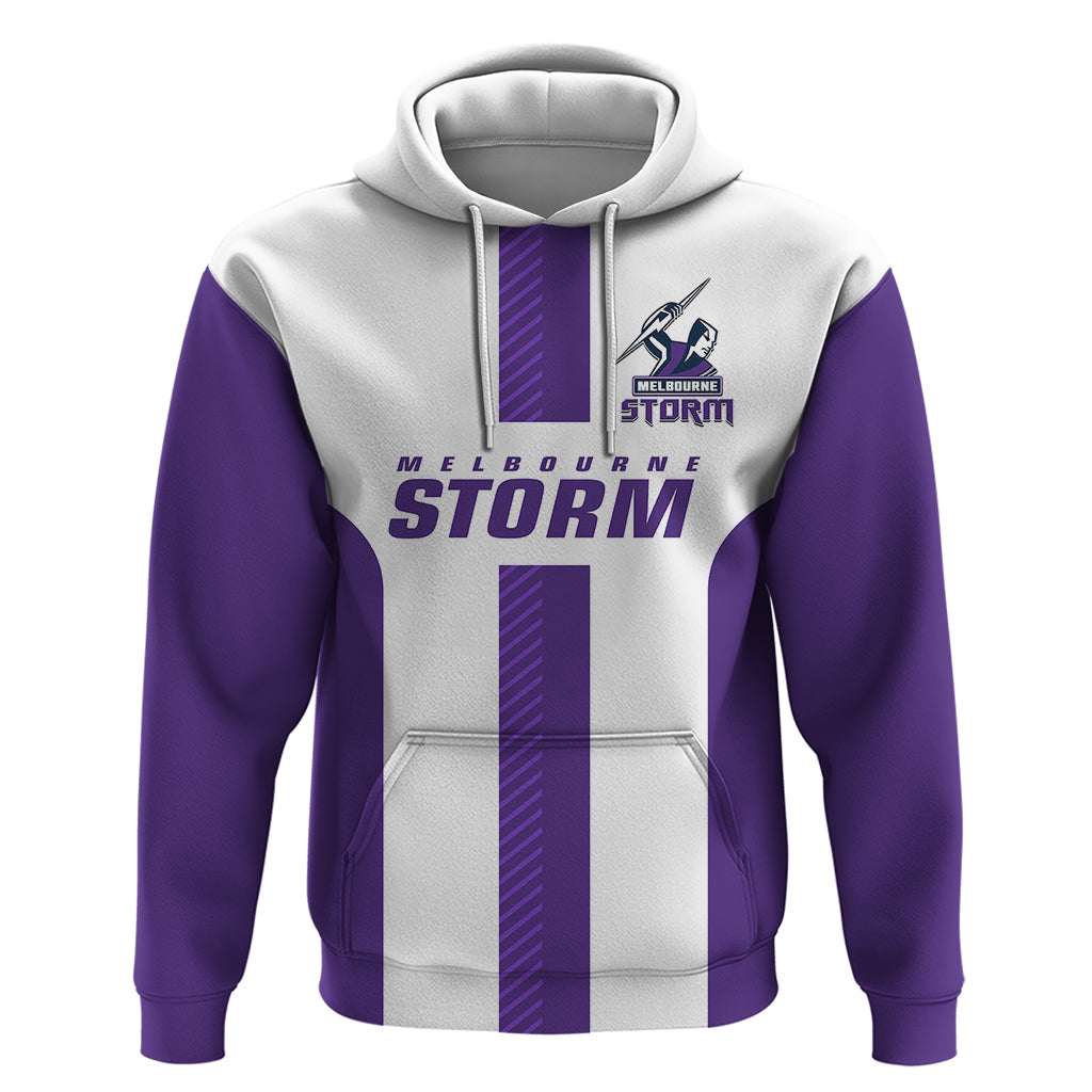 (Custom Text And Number) Storm Rugby 2023 Hoodie White Sporty Go Storm - Vibe Hoodie Shop