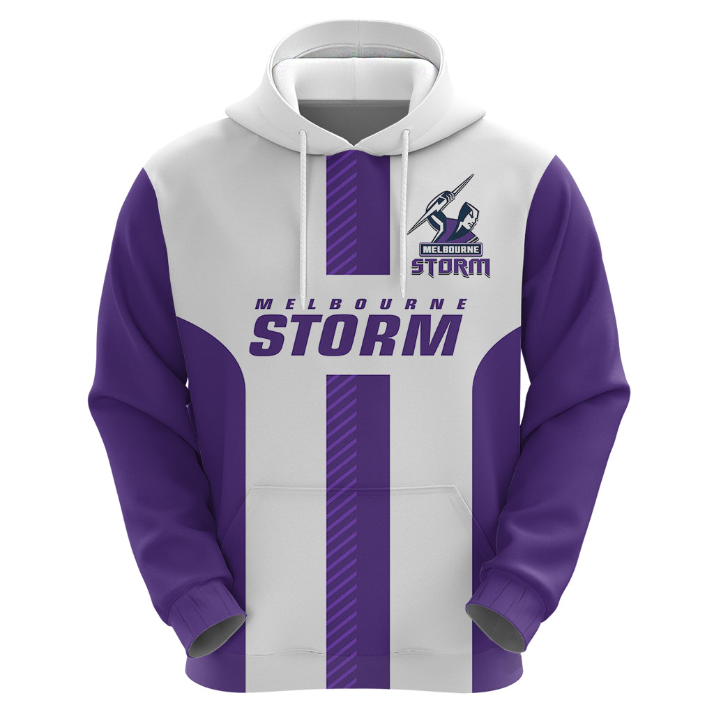 (Custom Text And Number) Storm Rugby 2023 Hoodie White Sporty Go Storm - Vibe Hoodie Shop