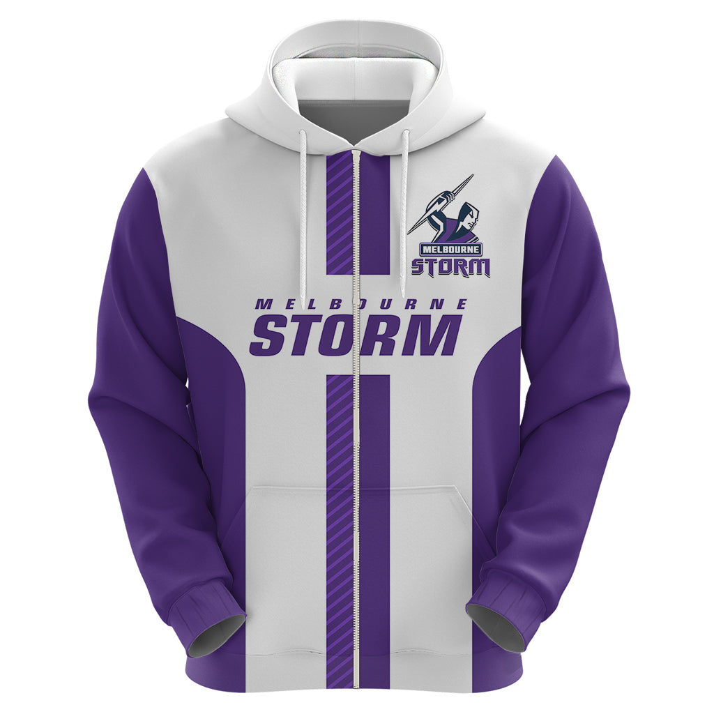 (Custom Text And Number) Storm Rugby 2023 Hoodie White Sporty Go Storm - Vibe Hoodie Shop