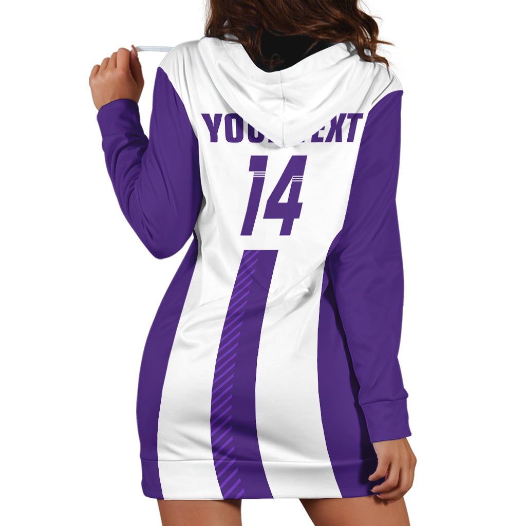 (Custom Text And Number) Storm Rugby 2023 Hoodie Dress White Sporty Go Storm - Vibe Hoodie Shop