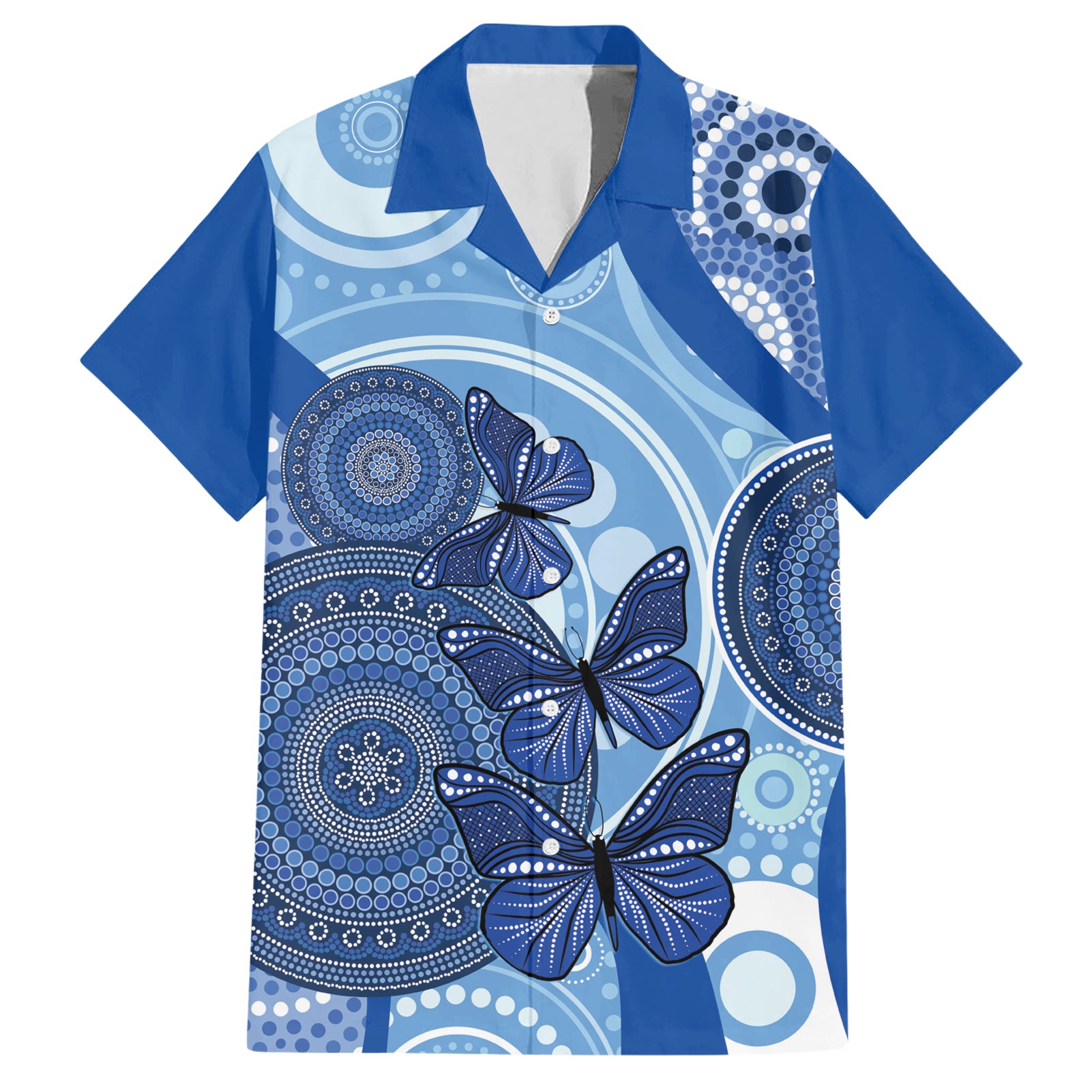 Australia Autism Awareness Hawaiian Shirt 4 April Indigenous Butterfly - Vibe Hoodie Shop