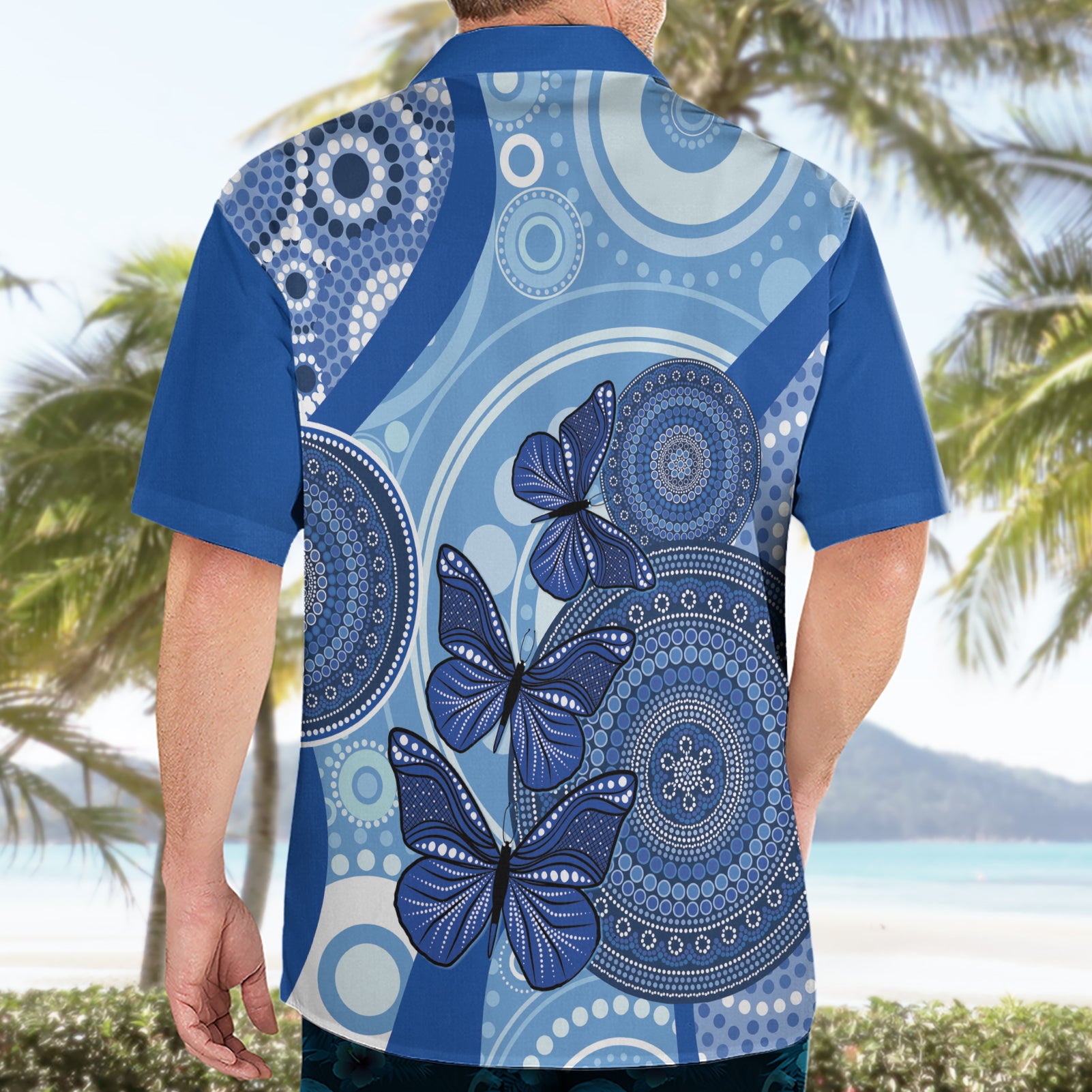 Australia Autism Awareness Hawaiian Shirt 4 April Indigenous Butterfly - Vibe Hoodie Shop