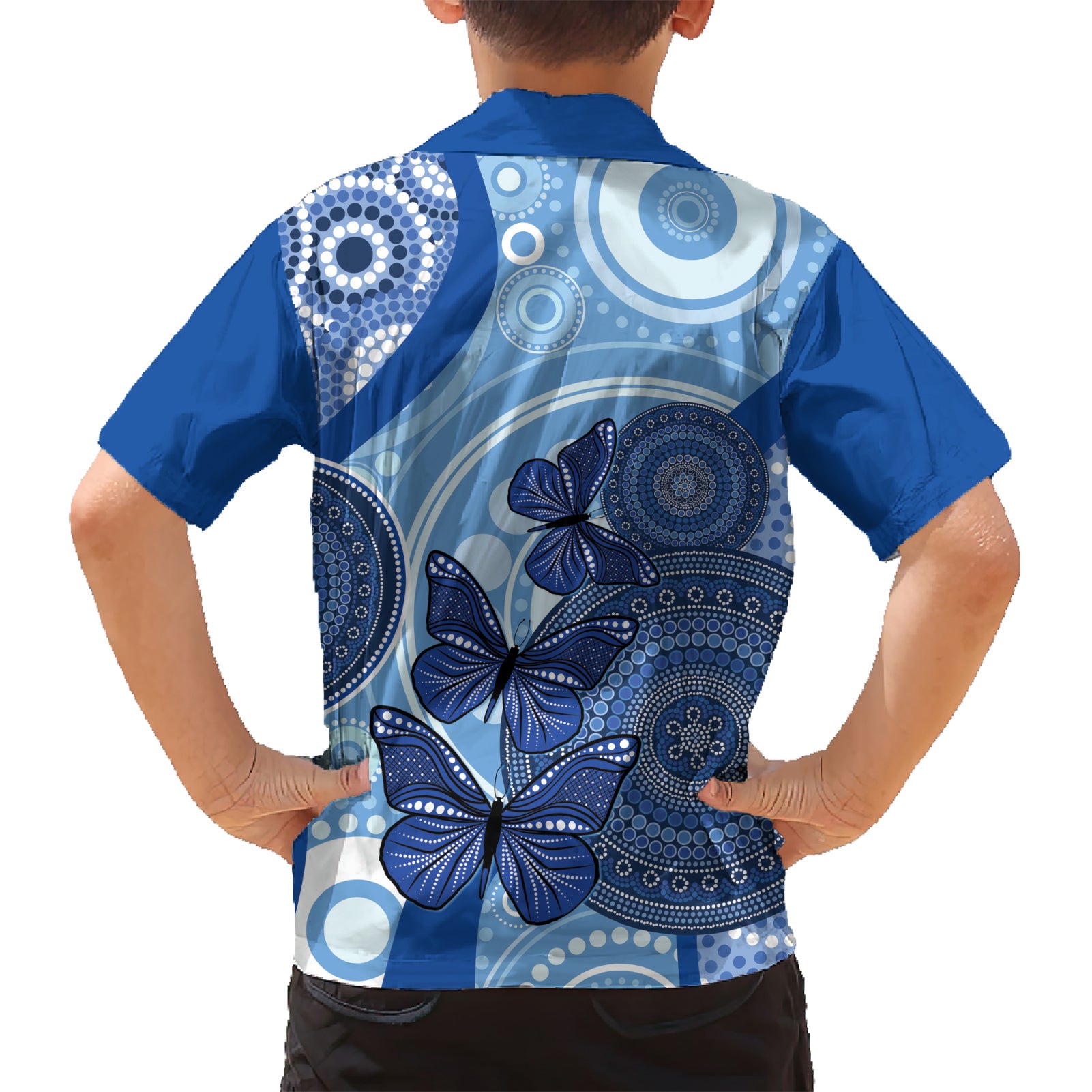 Australia Autism Awareness Hawaiian Shirt 4 April Indigenous Butterfly - Vibe Hoodie Shop