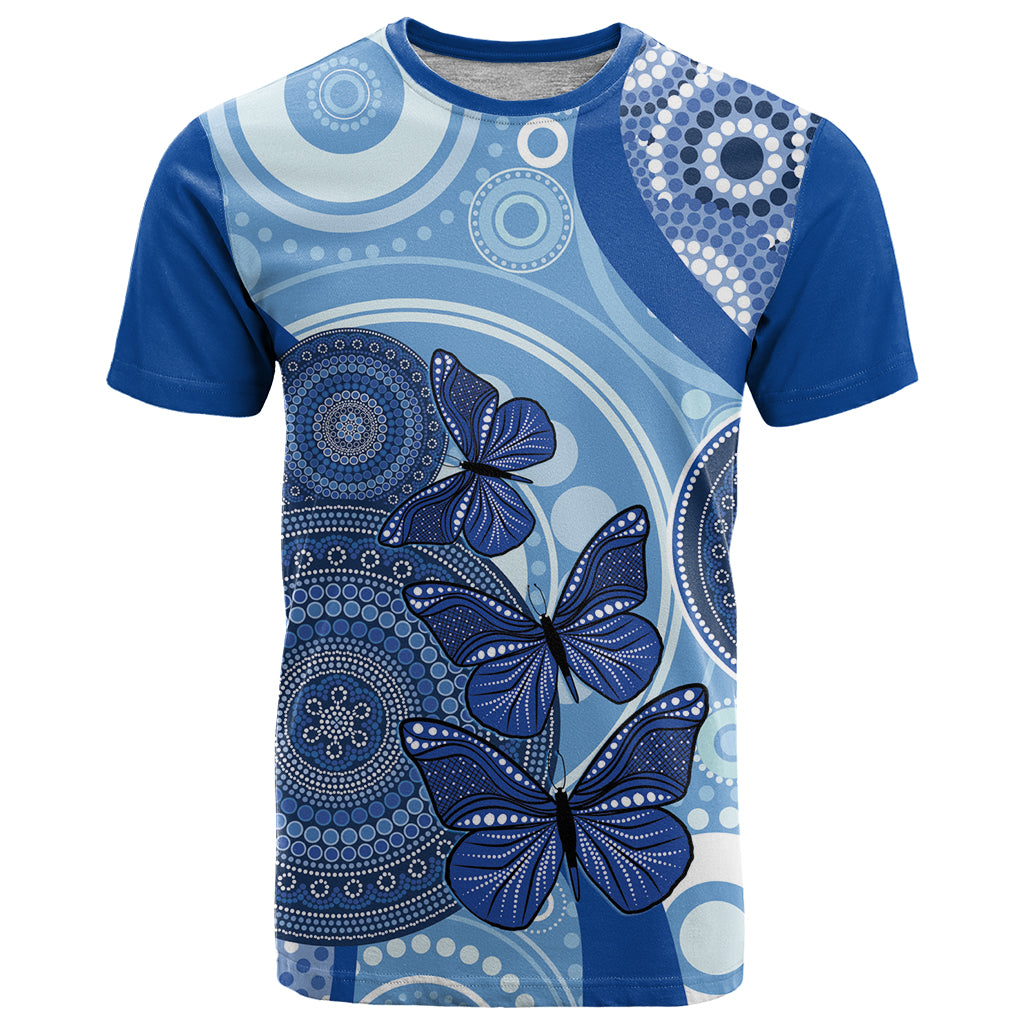 Australia Autism Awareness T Shirt 4 April Indigenous Butterfly - Vibe Hoodie Shop