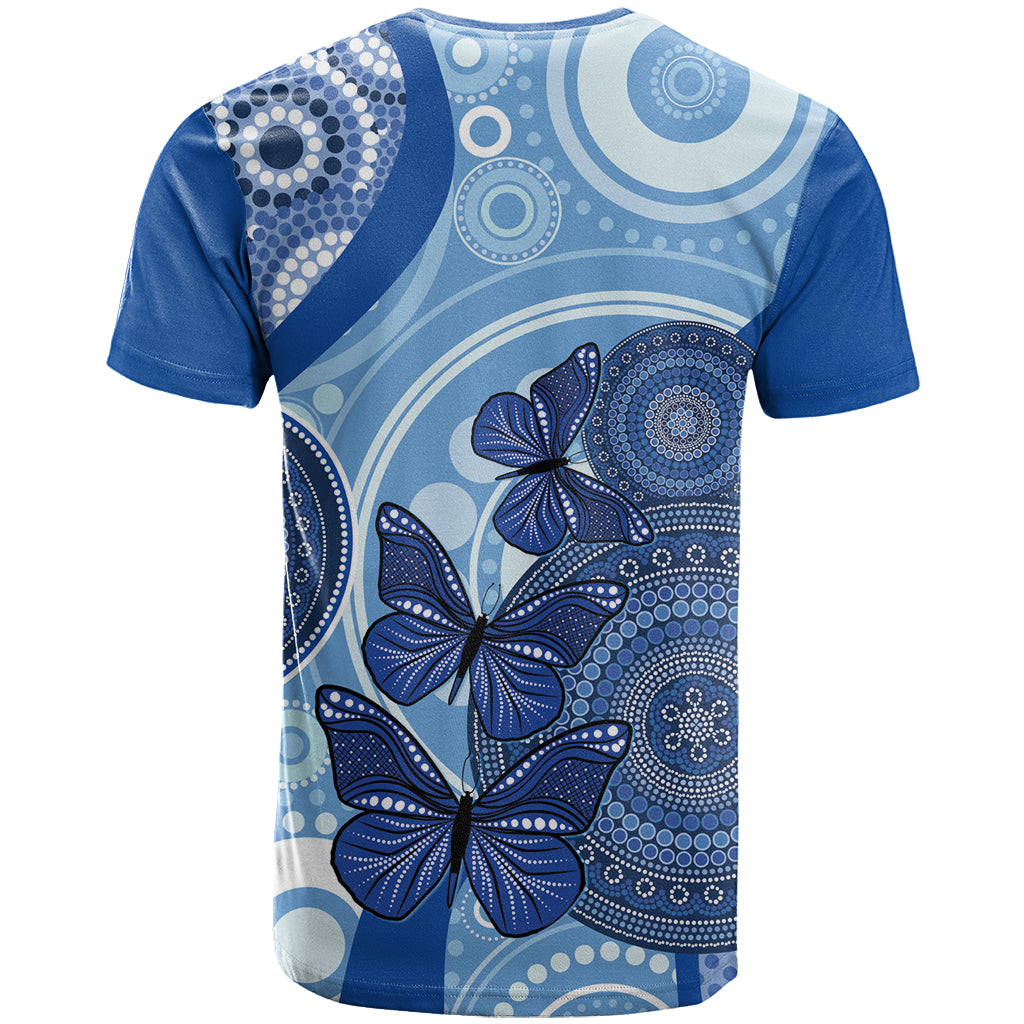 Australia Autism Awareness T Shirt 4 April Indigenous Butterfly - Vibe Hoodie Shop