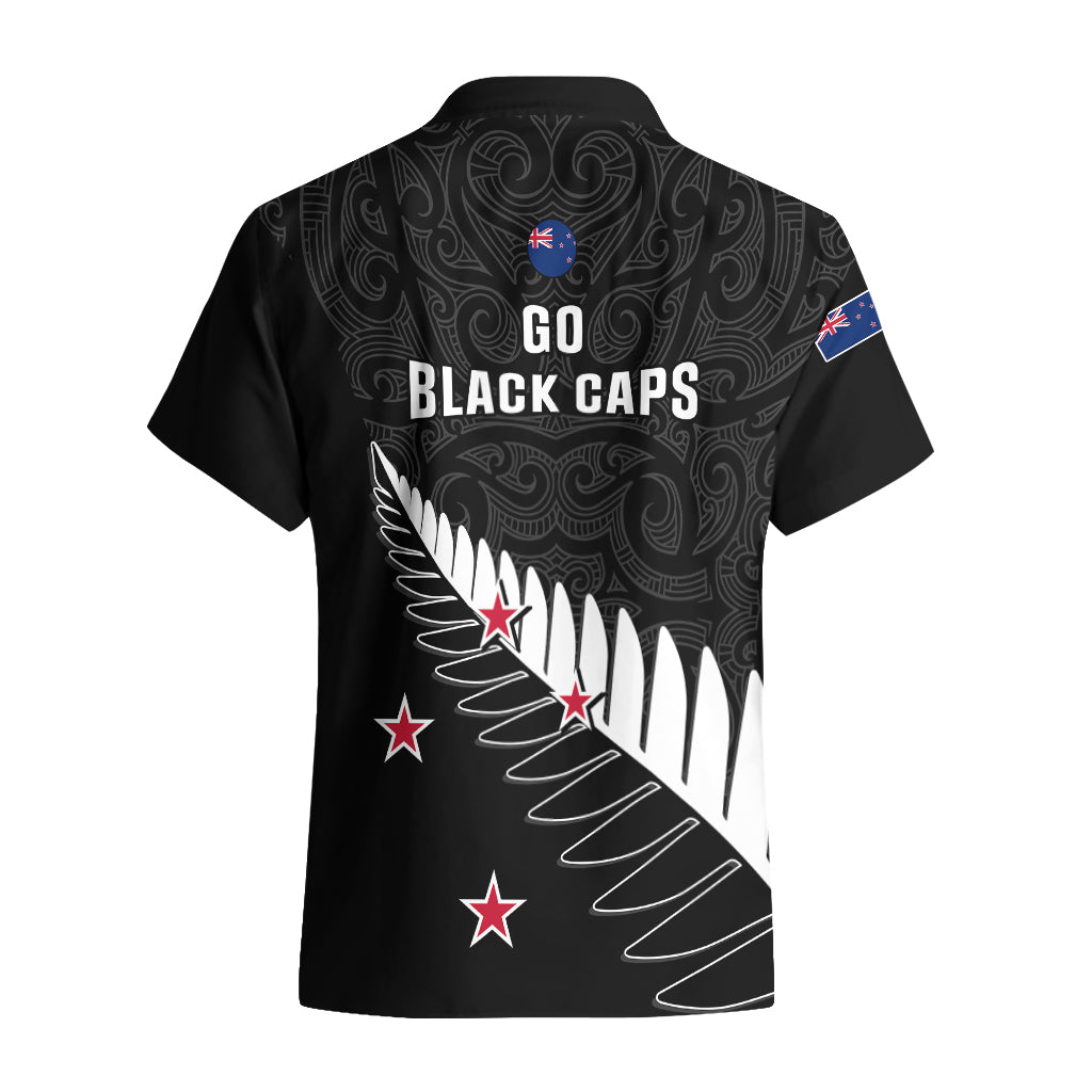 New Zealand Cricket Hawaiian Shirt 2023 Go Champions World Cup - Vibe Hoodie Shop