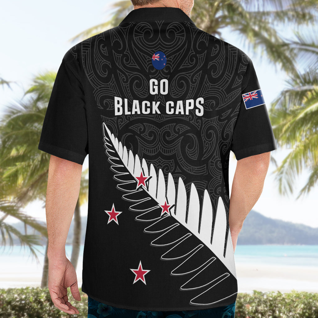 New Zealand Cricket Hawaiian Shirt 2023 Go Champions World Cup - Vibe Hoodie Shop