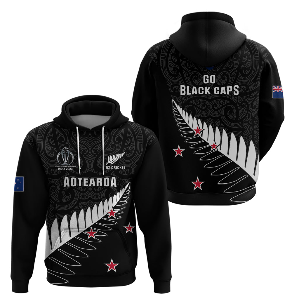 New Zealand Cricket Hoodie 2023 Go Champions World Cup - Vibe Hoodie Shop