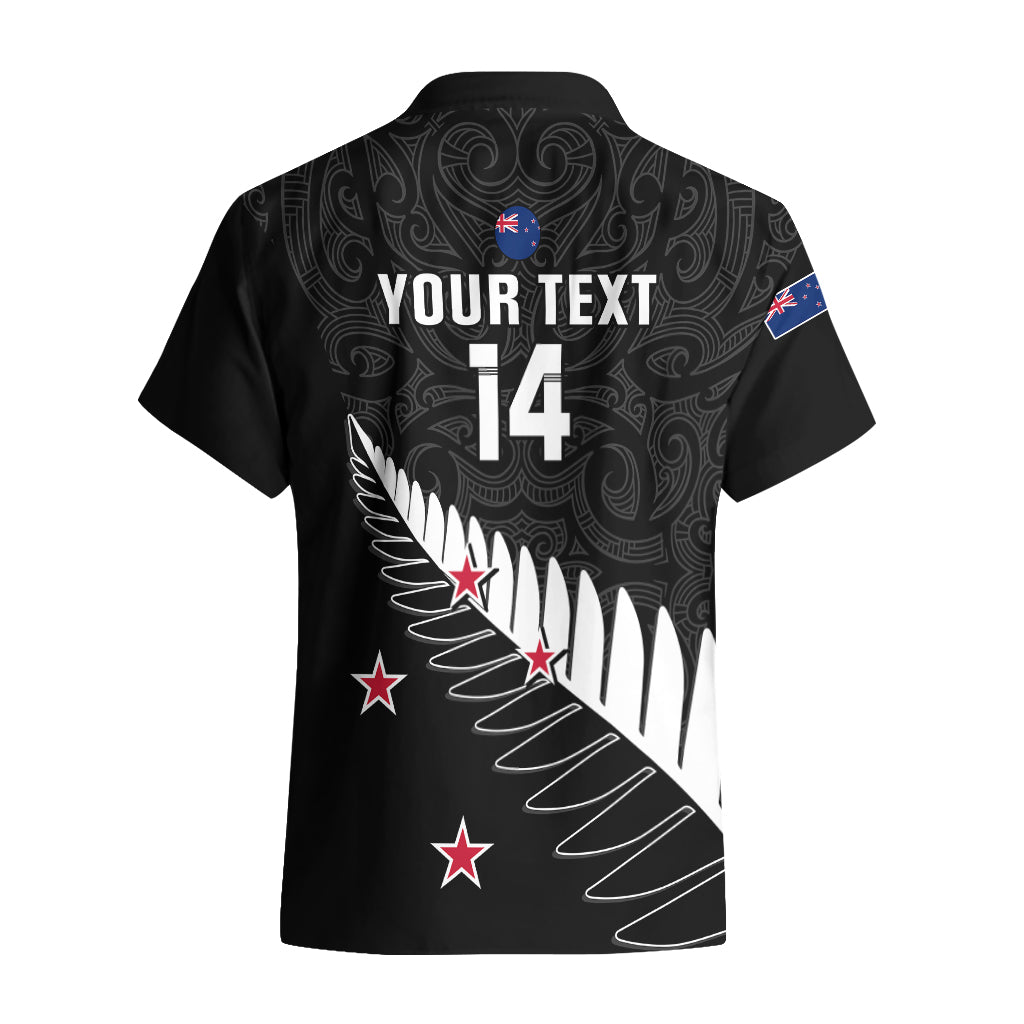 Personalised New Zealand Cricket Hawaiian Shirt 2023 Go Champions World Cup - Vibe Hoodie Shop