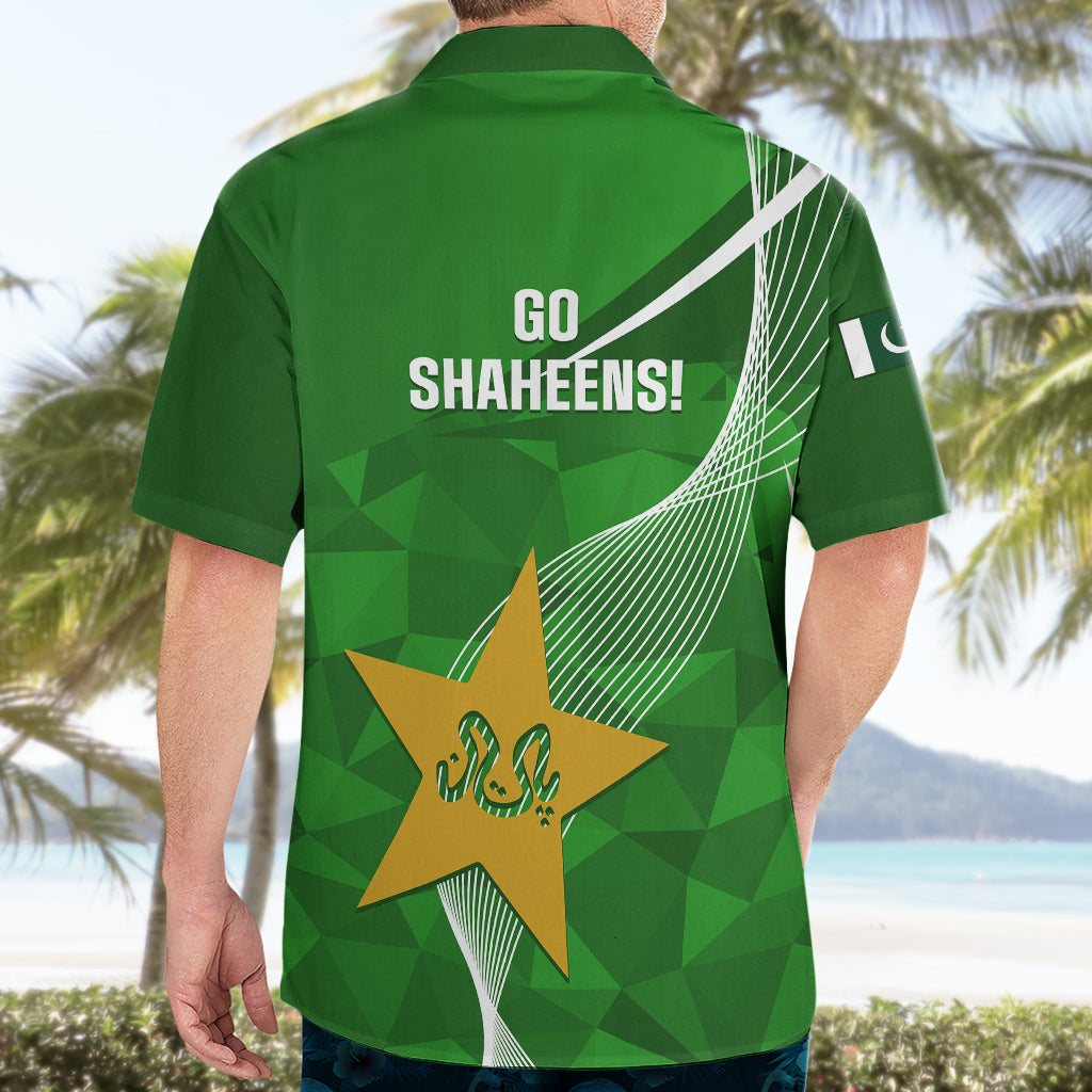 Pakistan Cricket Hawaiian Shirt Shaheens 2023 Go Champions World Cup - Vibe Hoodie Shop
