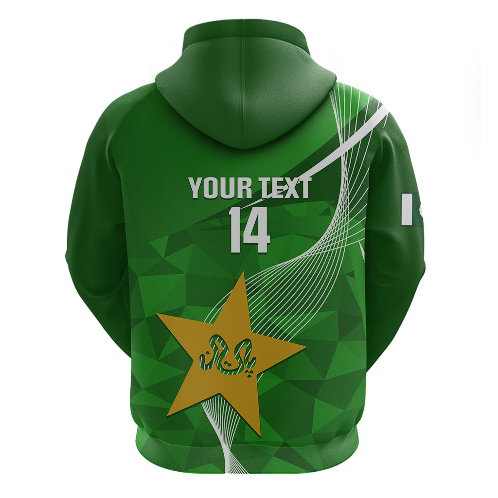 Personalised Pakistan Cricket Hoodie Shaheens 2023 Go Champions World Cup - Vibe Hoodie Shop