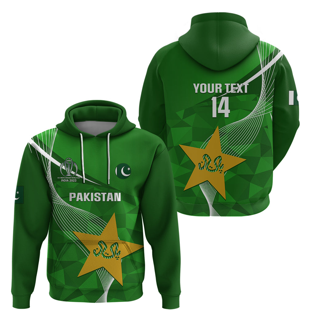 Personalised Pakistan Cricket Hoodie Shaheens 2023 Go Champions World Cup - Vibe Hoodie Shop
