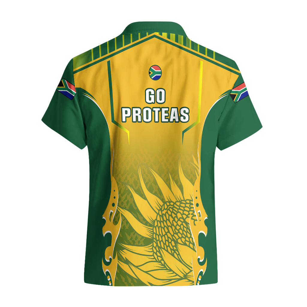 South Africa Cricket Hawaiian Shirt Proteas 2023 Go Champions World Cup - Vibe Hoodie Shop