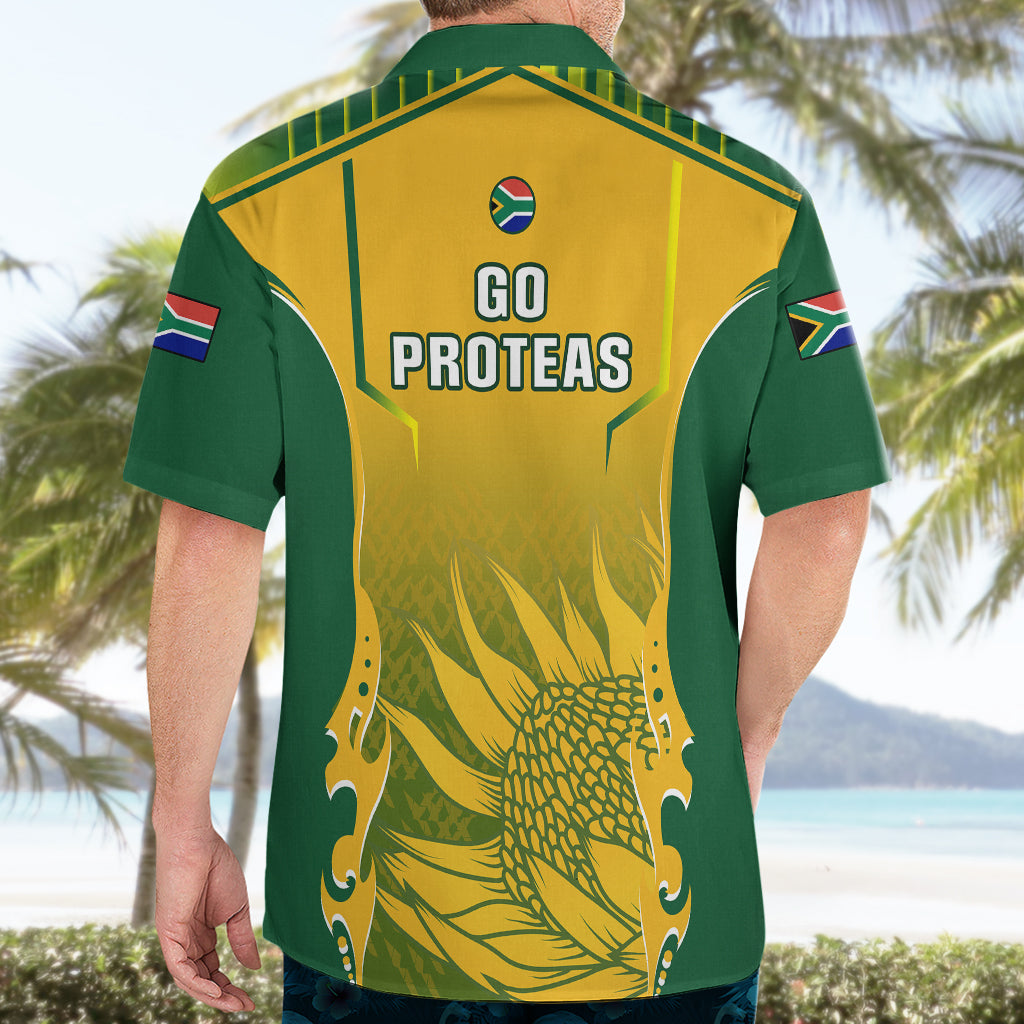 South Africa Cricket Hawaiian Shirt Proteas 2023 Go Champions World Cup - Vibe Hoodie Shop