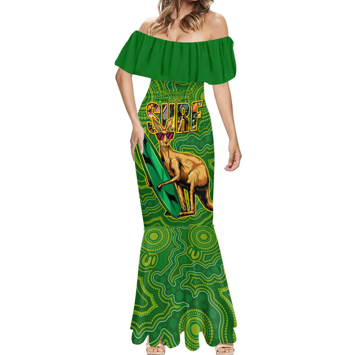 australia-surf-mermaid-dress-2023-happy-kangaroo-indigenous-artsy