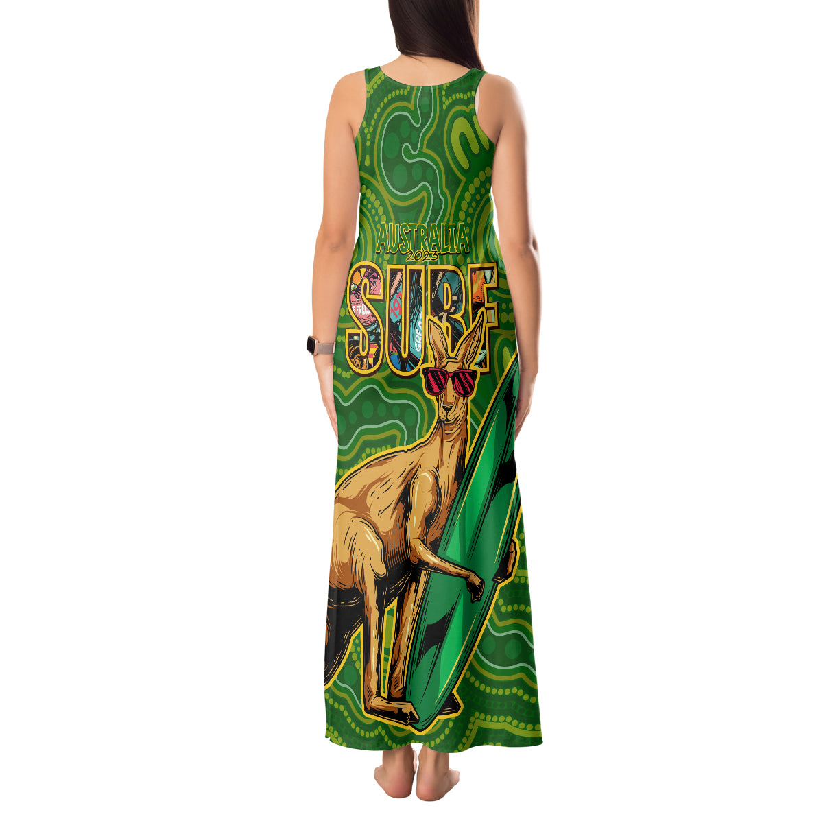 australia-surf-tank-maxi-dress-2023-happy-kangaroo-indigenous-artsy