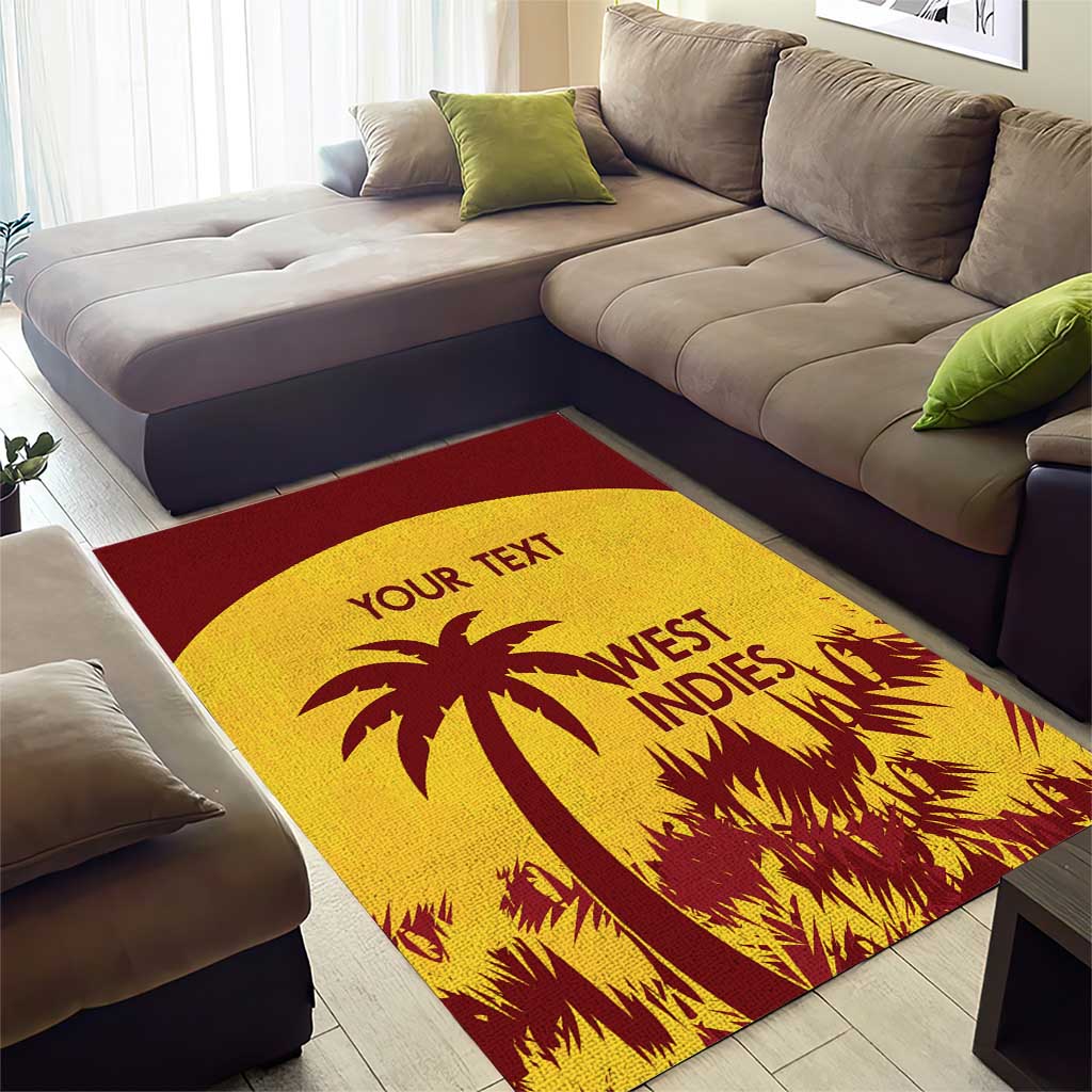 Custom West Indies Cricket Area Rug Windies Newest Version - Vibe Hoodie Shop