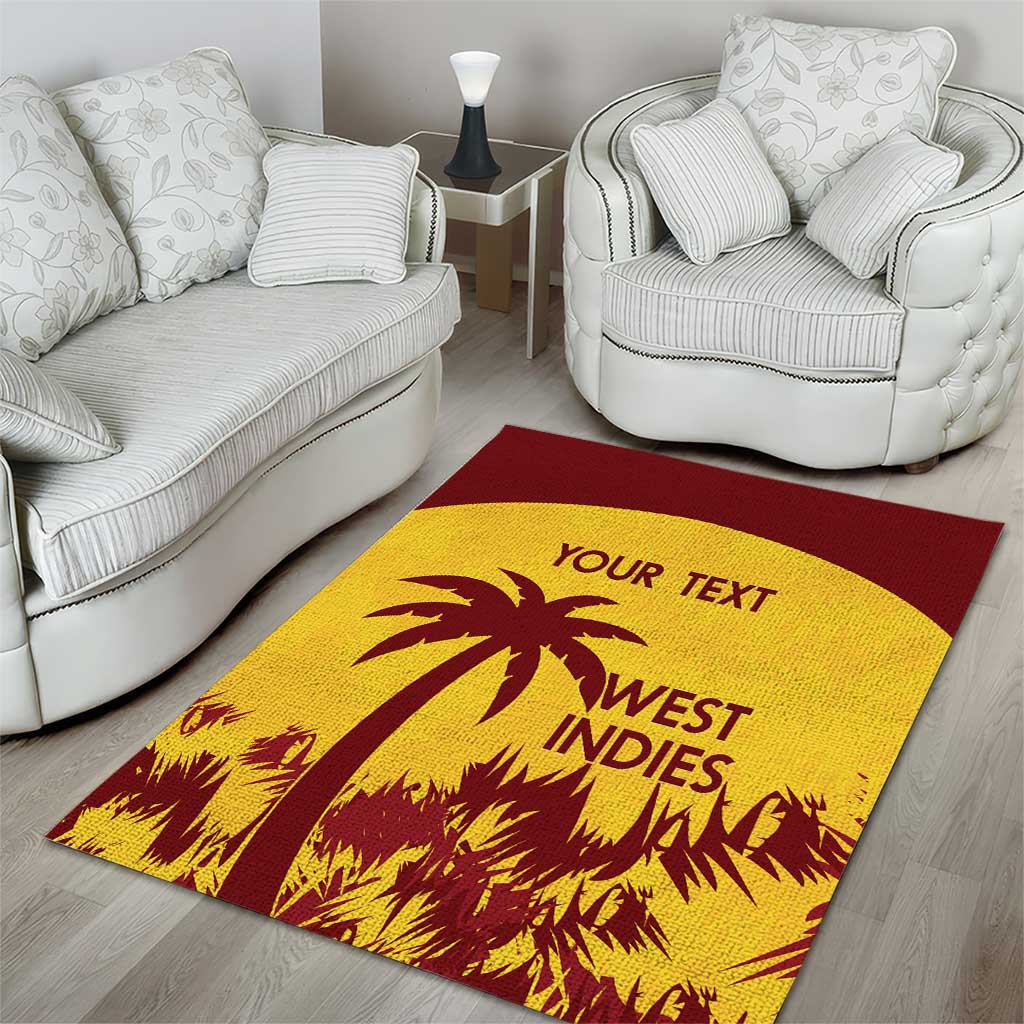 Custom West Indies Cricket Area Rug Windies Newest Version - Vibe Hoodie Shop