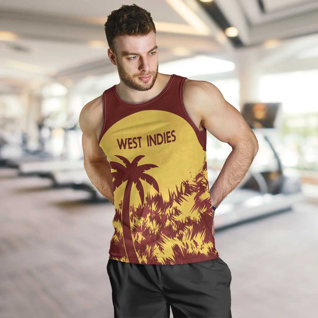 Custom West Indies Cricket Men Tank Top Windies Newest Version - Vibe Hoodie Shop