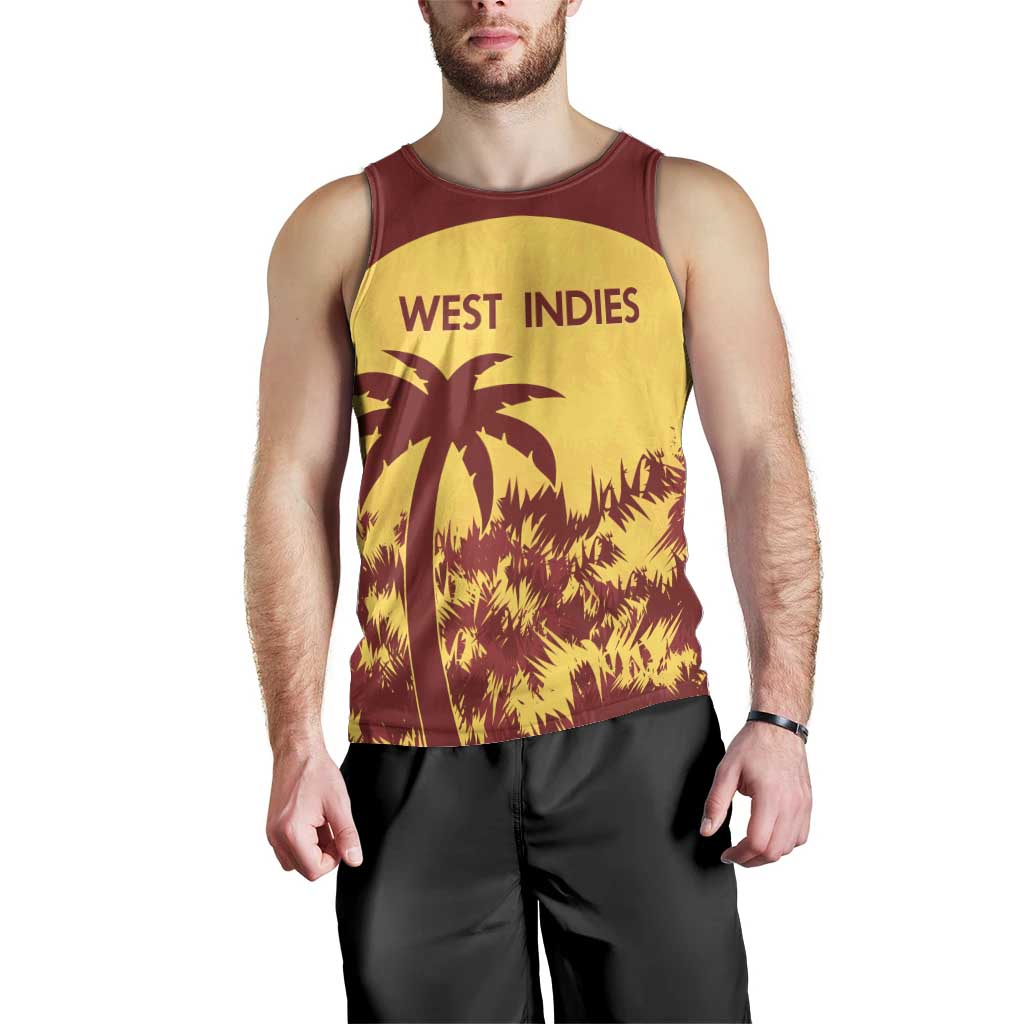 Custom West Indies Cricket Men Tank Top Windies Newest Version - Vibe Hoodie Shop