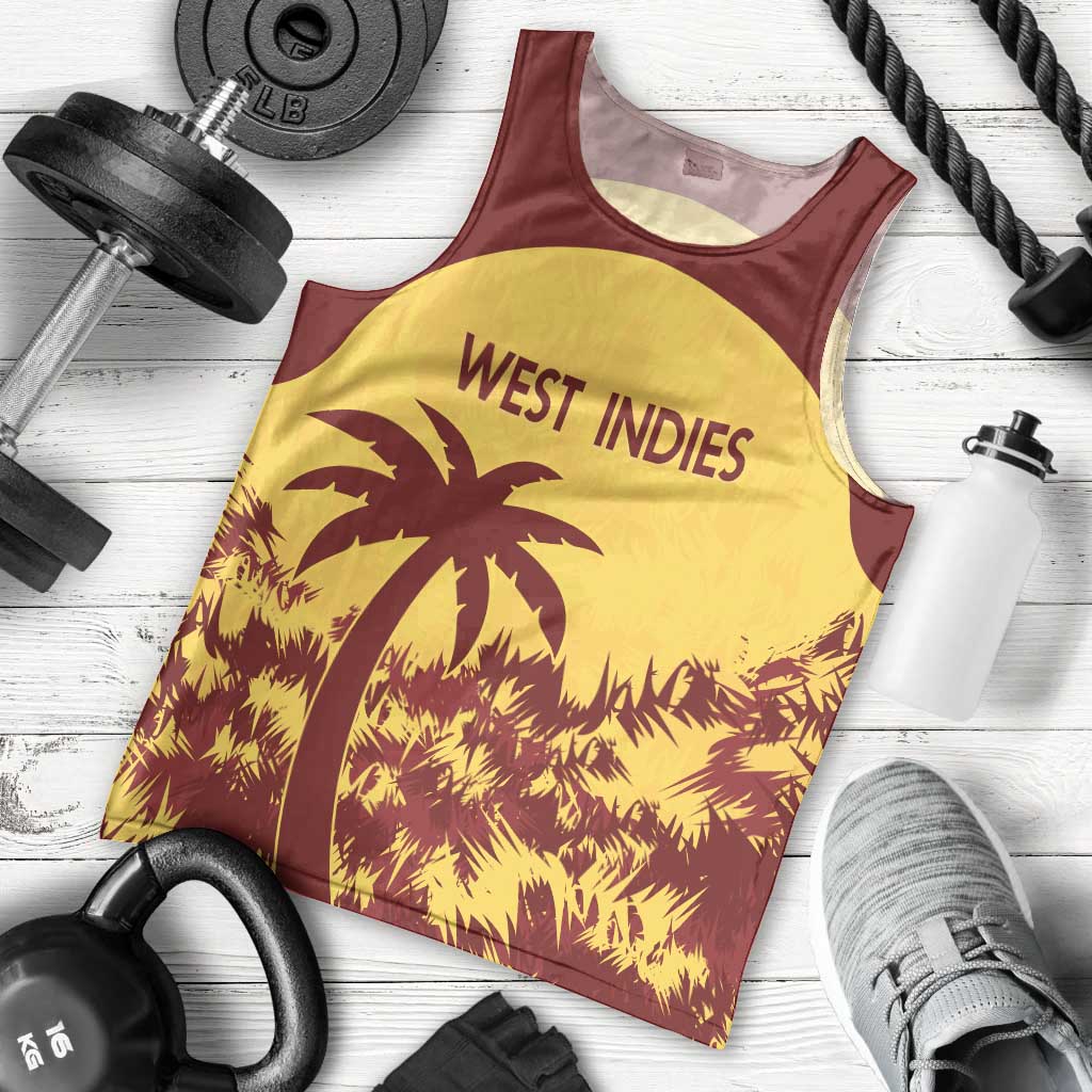 Custom West Indies Cricket Men Tank Top Windies Newest Version - Vibe Hoodie Shop