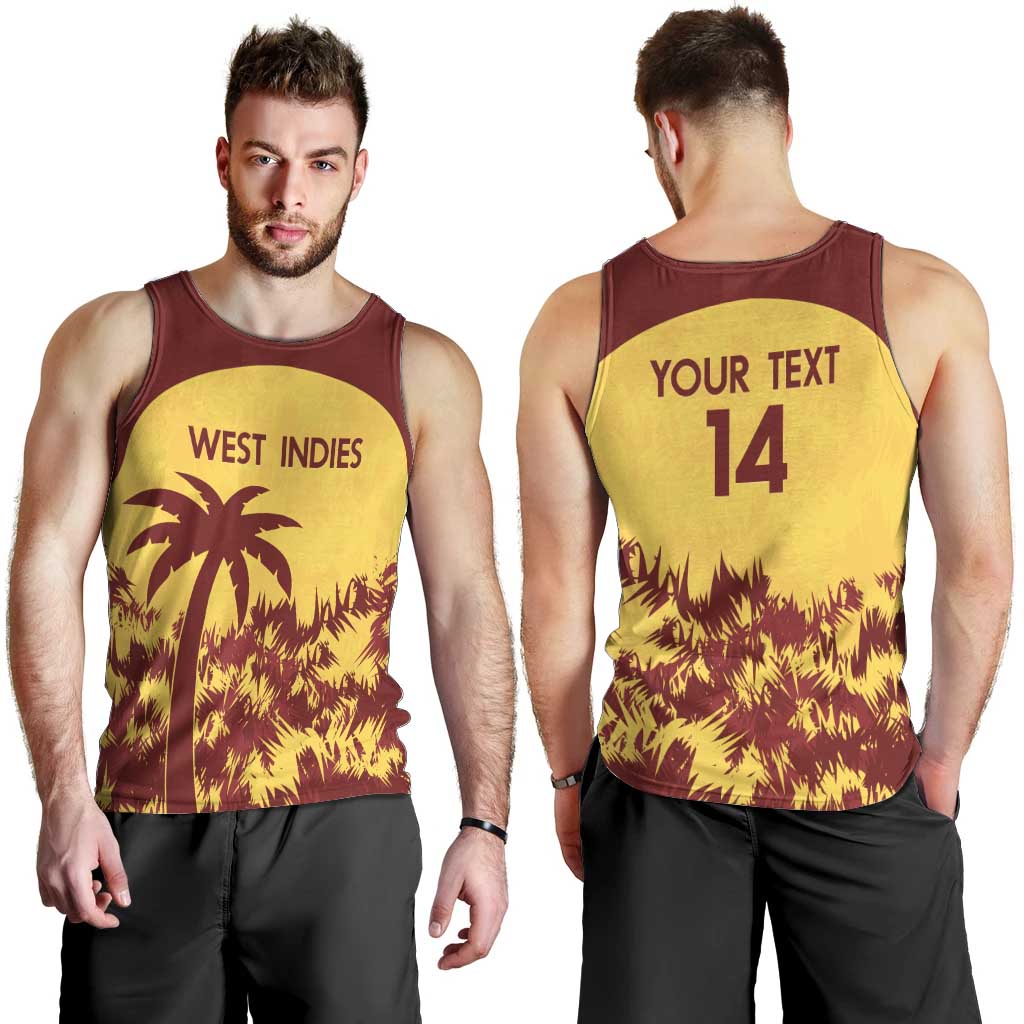Custom West Indies Cricket Men Tank Top Windies Newest Version - Vibe Hoodie Shop