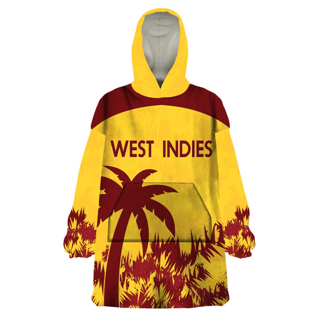 Custom West Indies Cricket Wearable Blanket Hoodie Windies Newest Version - Vibe Hoodie Shop