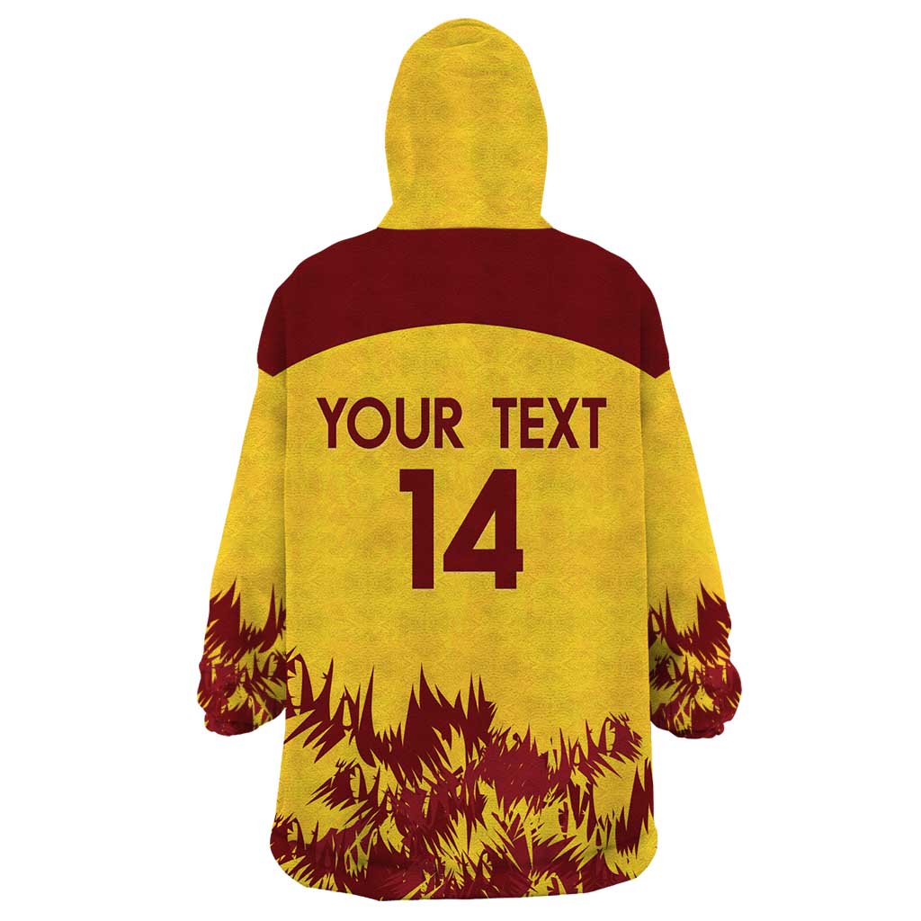 Custom West Indies Cricket Wearable Blanket Hoodie Windies Newest Version - Vibe Hoodie Shop