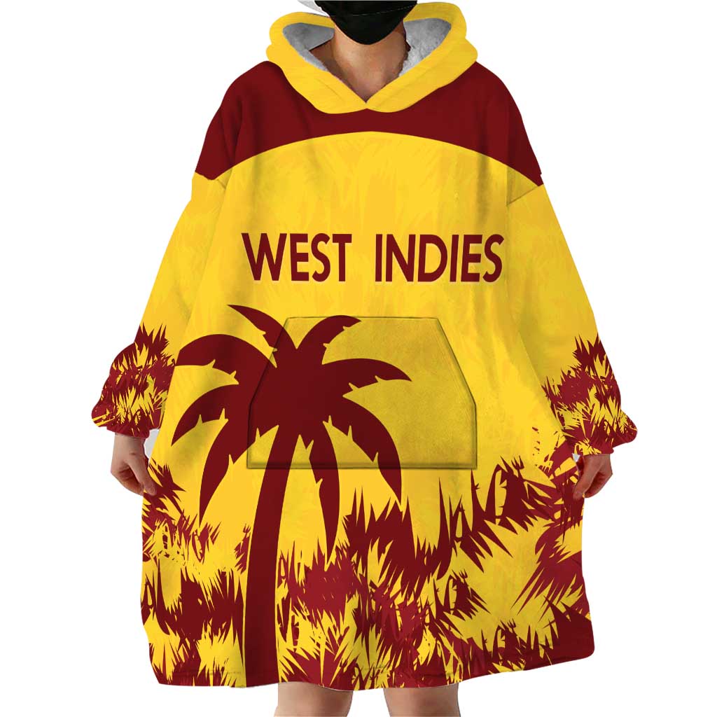 Custom West Indies Cricket Wearable Blanket Hoodie Windies Newest Version - Vibe Hoodie Shop