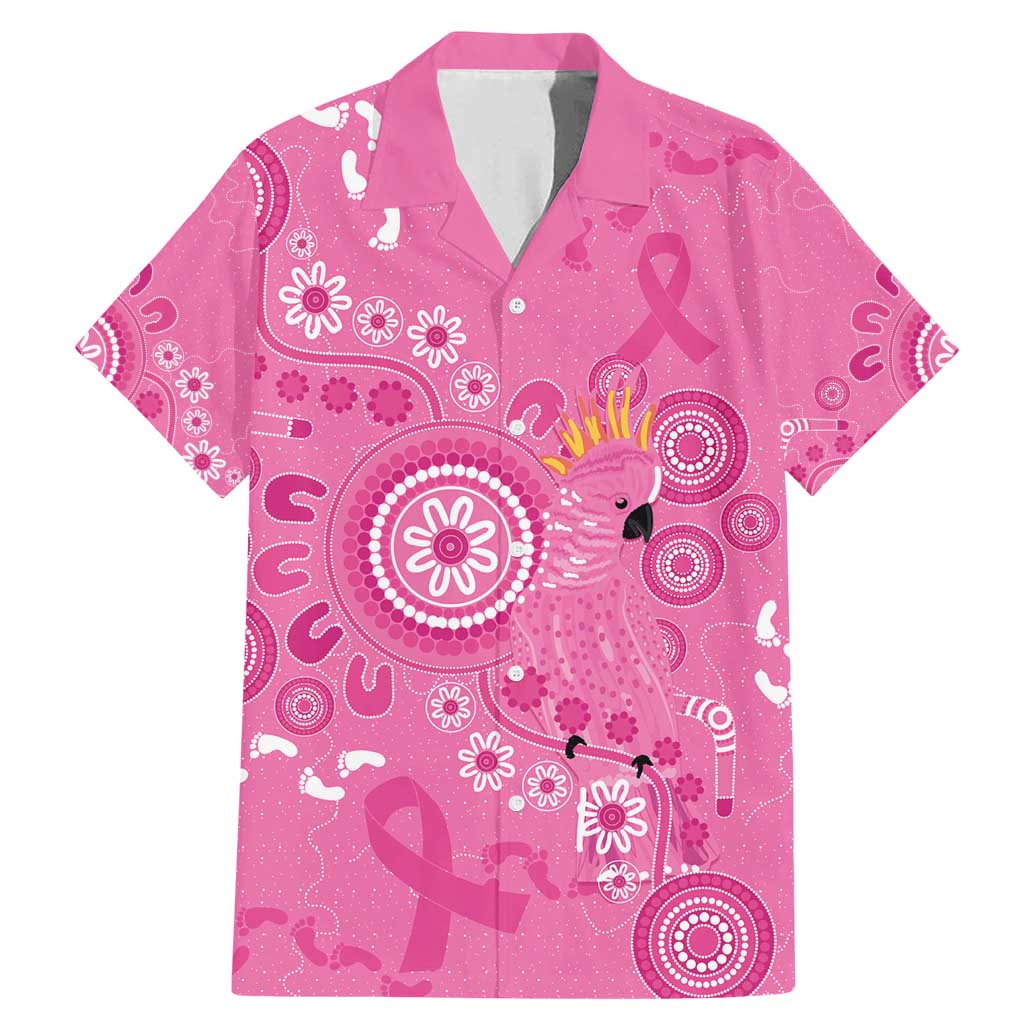 Pink Ribbon Australia Family Matching Mermaid Dress and Hawaiian Shirt Breast Cancer Awareness Aboriginal Cacatua leadbeateri - Vibe Hoodie