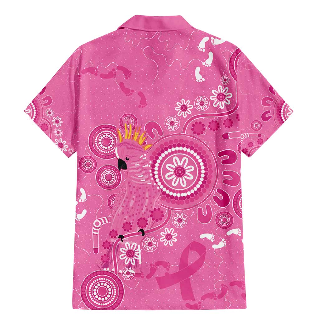 Pink Ribbon Australia Family Matching Mermaid Dress and Hawaiian Shirt Breast Cancer Awareness Aboriginal Cacatua leadbeateri - Vibe Hoodie