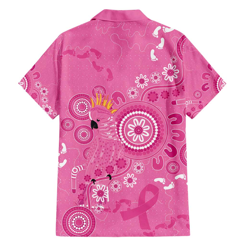 Pink Ribbon Australia Family Matching Off Shoulder Maxi Dress and Hawaiian Shirt Breast Cancer Awareness Aboriginal Cacatua leadbeateri - Vibe Hoodie